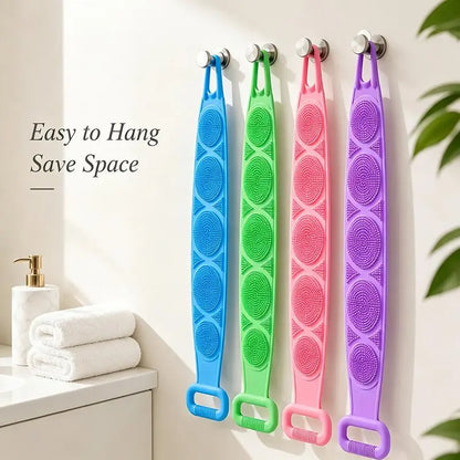 Revitalize Your Skin with Our Unisex Double-Sided Silicone Exfoliating Back Scrubber – The Ultimate Soft Deep-Cleaning Bath Accessory for All Skin Types